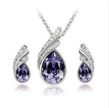 Crystal Water Drop Set