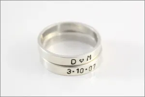 Custom Hand Made Stackable Ring