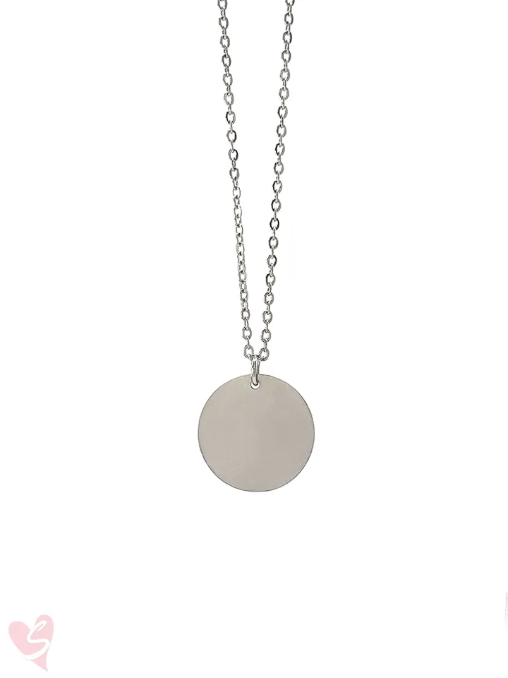 Custom Soulmate© Round Spicy Outline Necklace