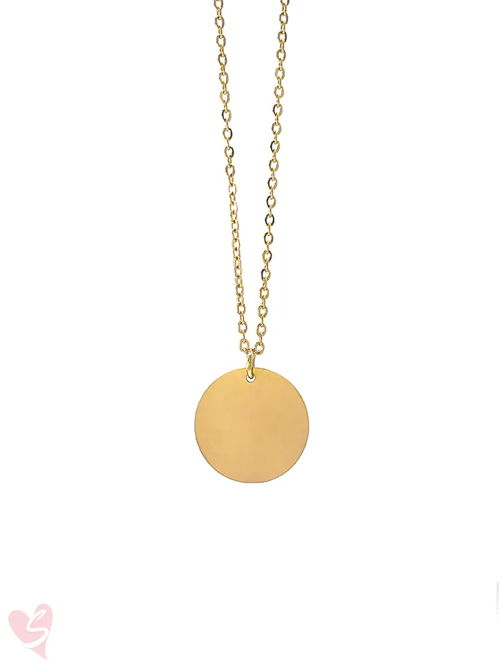 Custom Soulmate© Round Spicy Outline Necklace