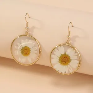 Daisy Dangle Drop Earrings