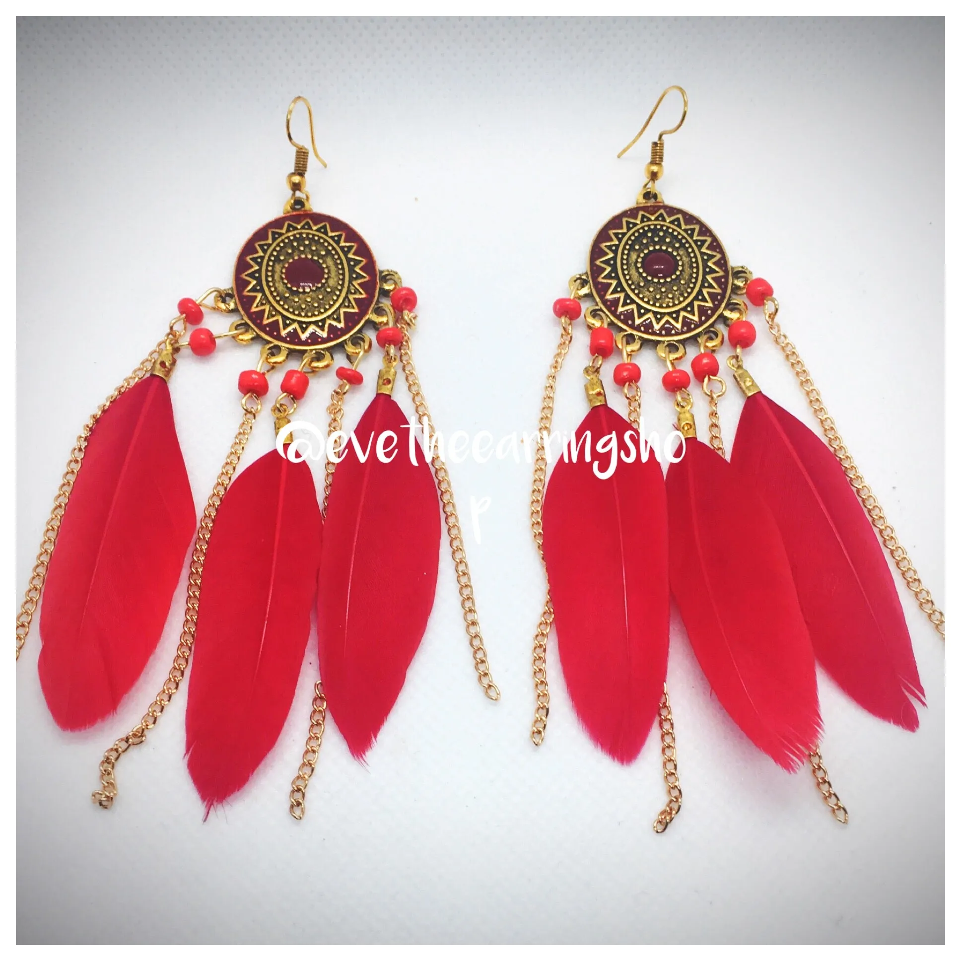 Dangle Affair Feather Earrings