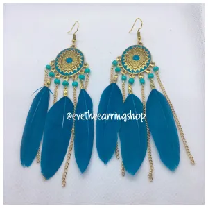 Dangle Affair Feather Earrings