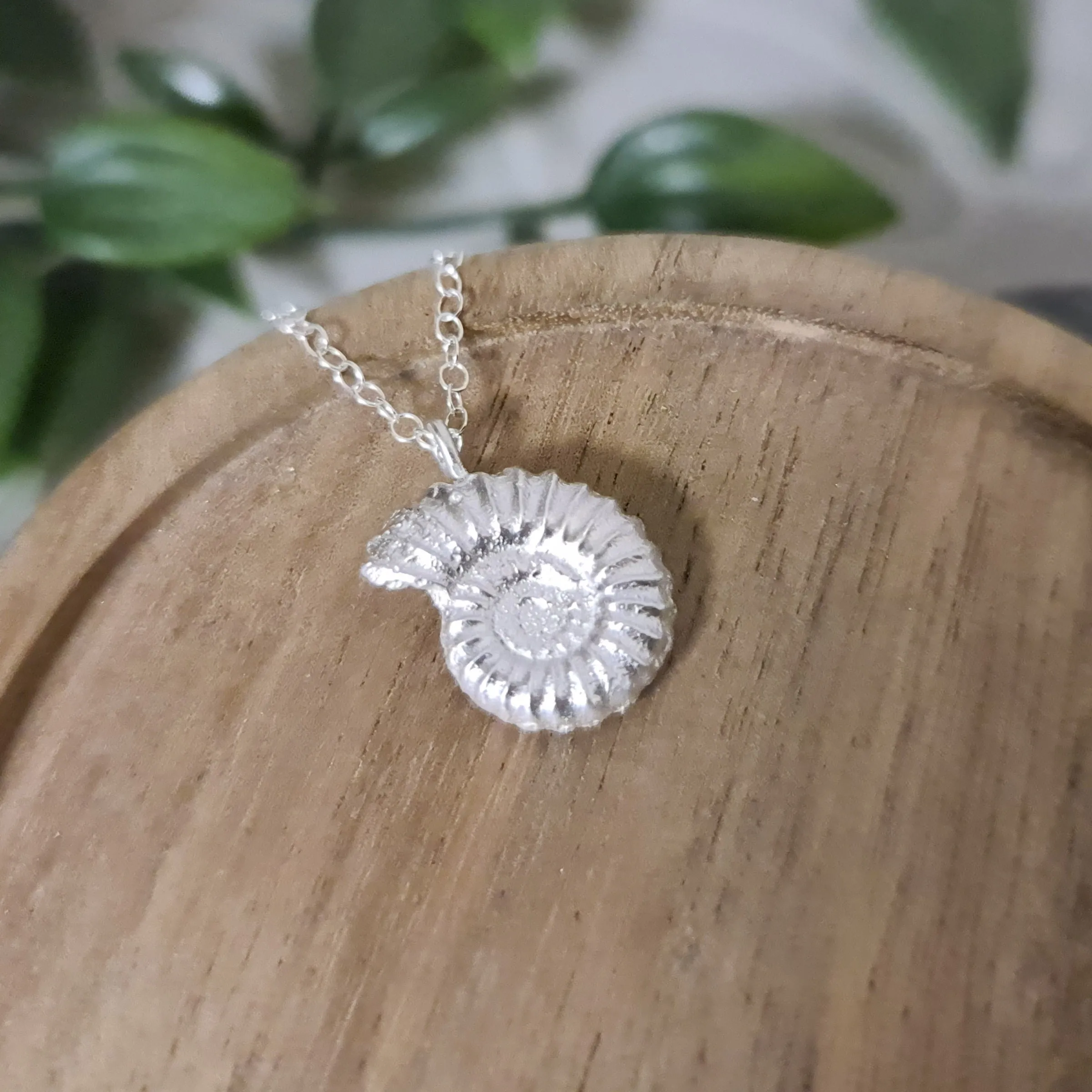 Dorset Ammonite Pendant - two sizes available