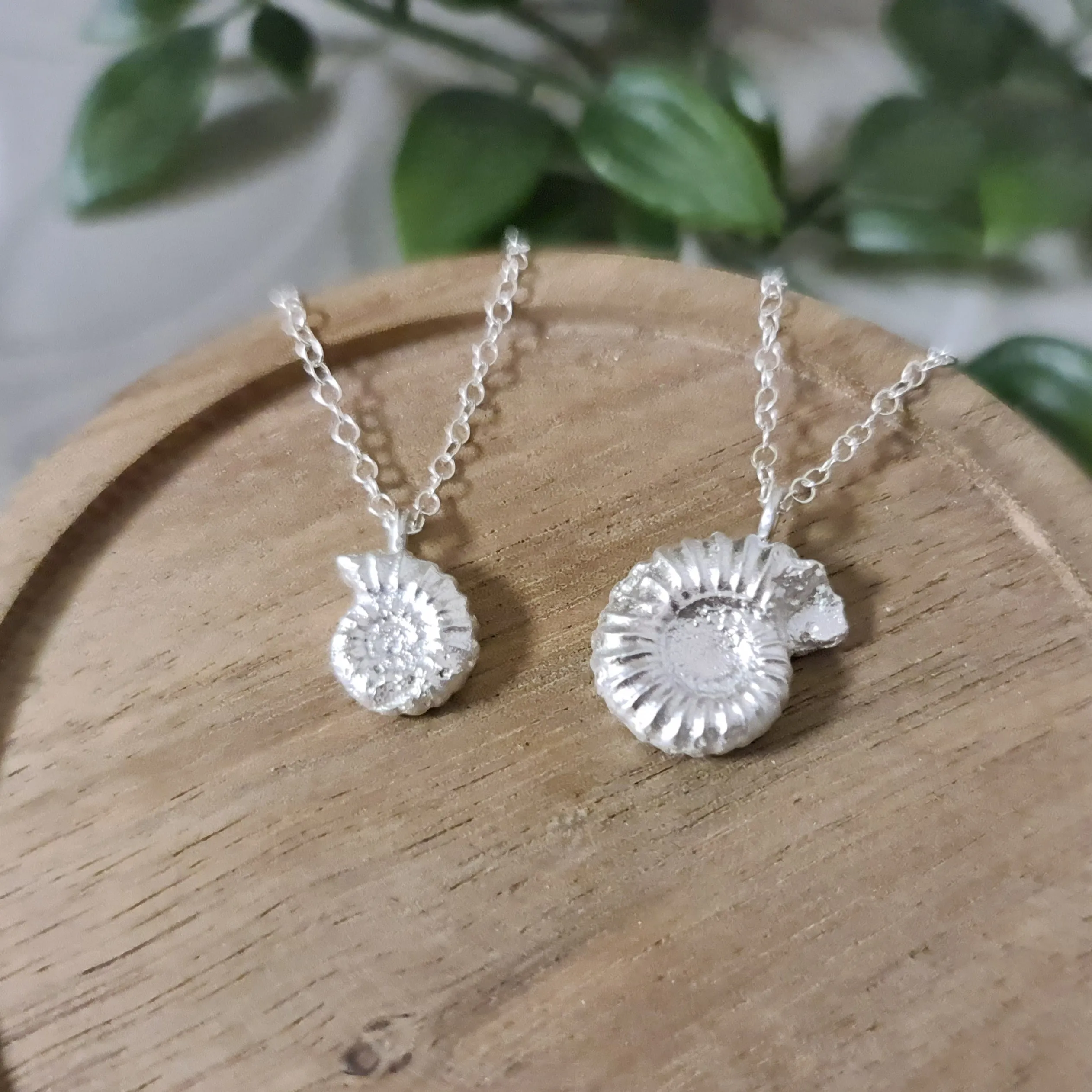 Dorset Ammonite Pendant - two sizes available
