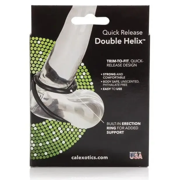 Double Helix Quick Release Erection Enhancer - Black