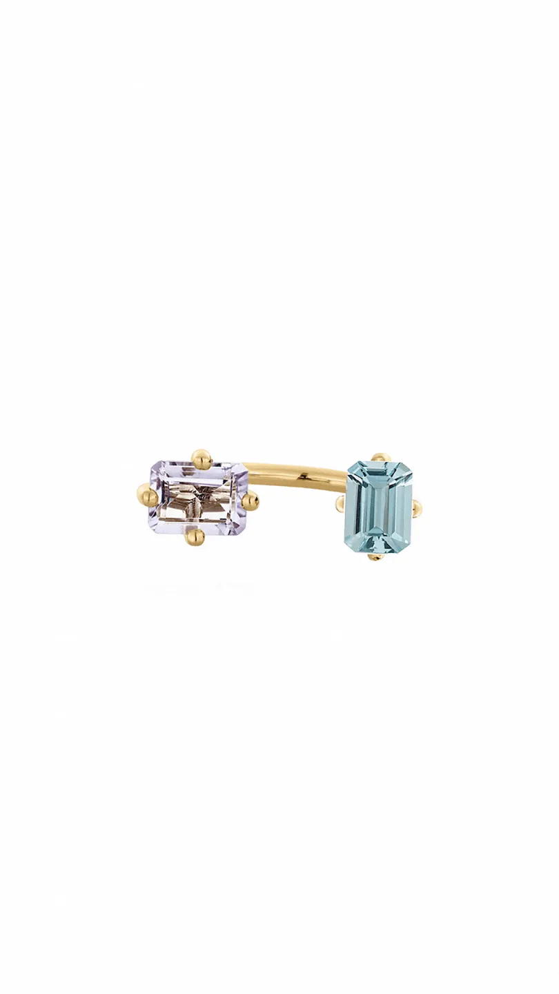 Double OCTOGONE RING