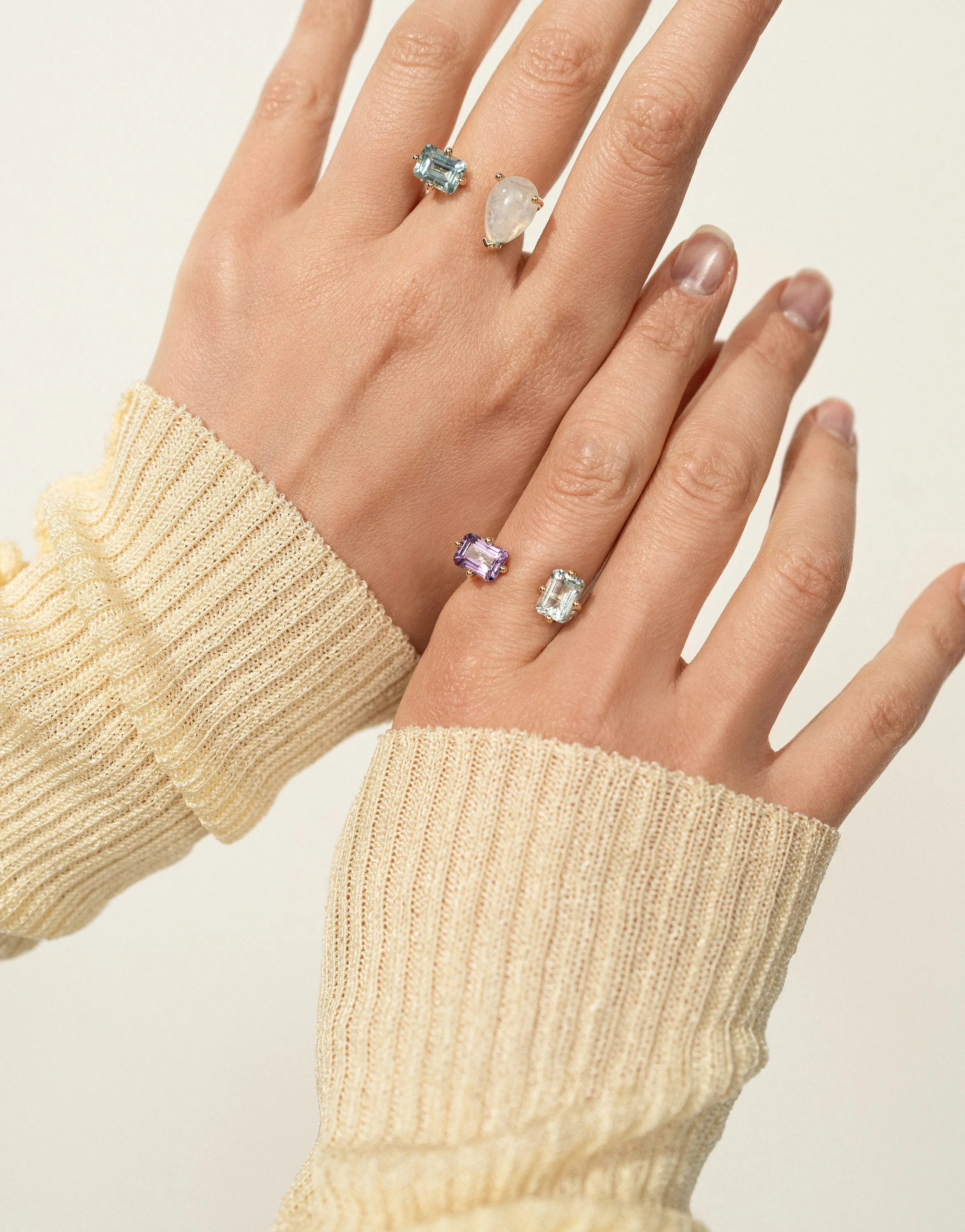 Double OCTOGONE RING