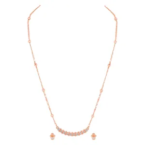Dual Side Spikes Pendant Set