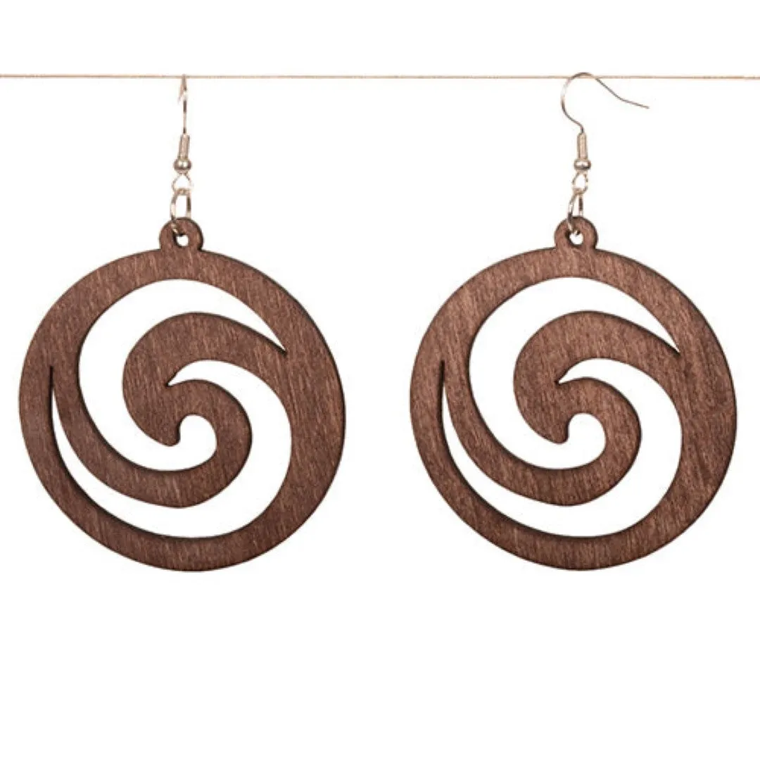 Earrings - Elegant Swirl (5.5cm