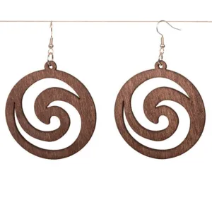 Earrings - Elegant Swirl (5.5cm