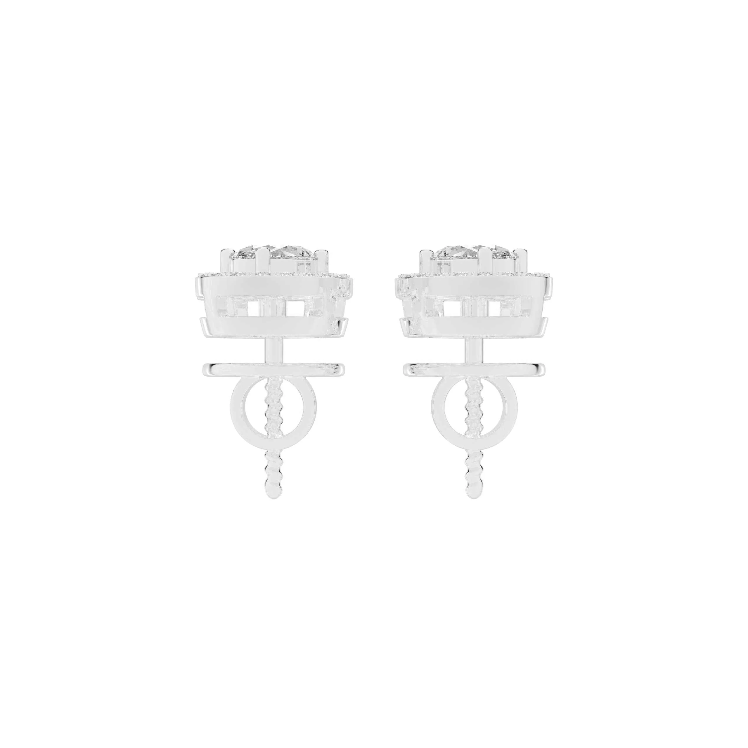 Elegant Crystal Gold Earrings