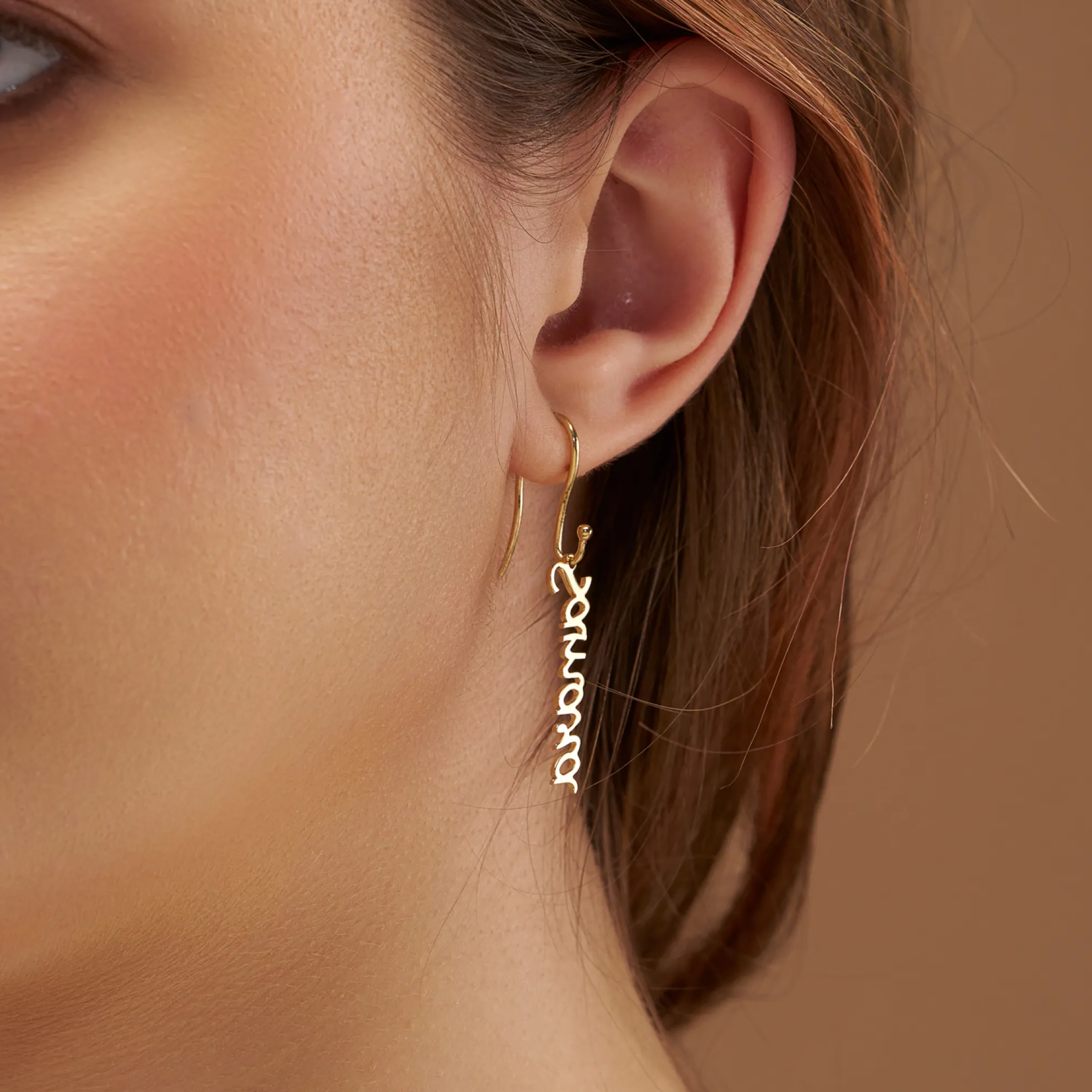 Elegant Custom Name Earring