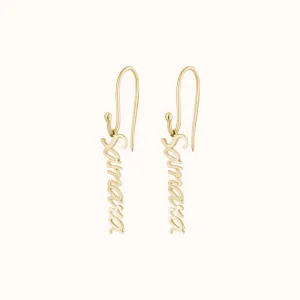 Elegant Custom Name Earring