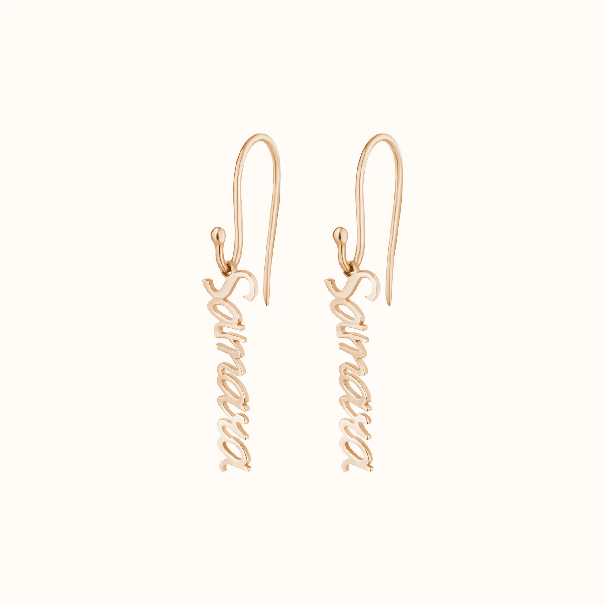 Elegant Custom Name Earring