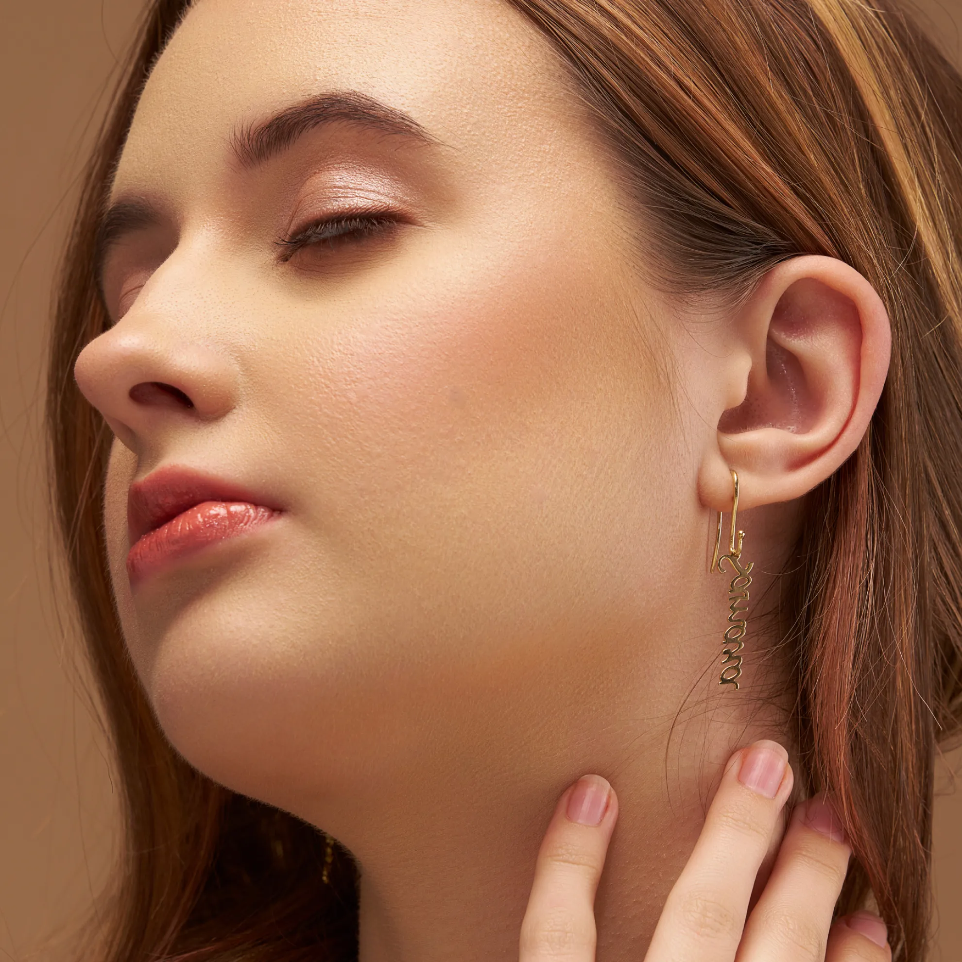 Elegant Custom Name Earring