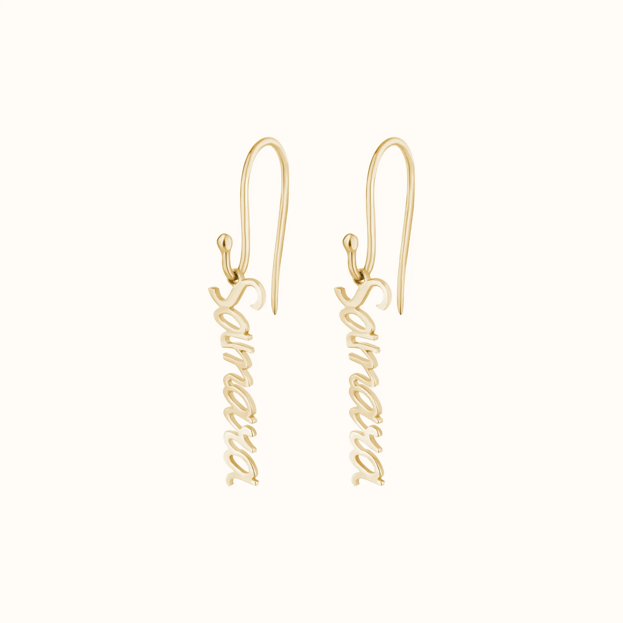 Elegant Custom Name Earring