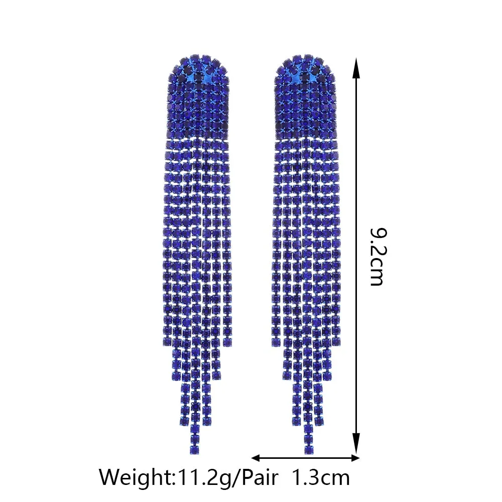Elegant Fashion Tassel Hanging Dangle Earrings For Women