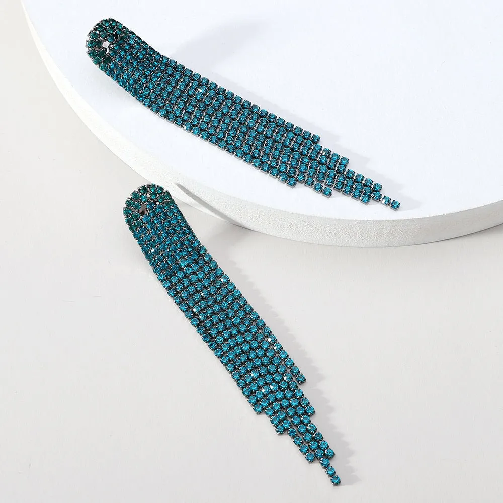 Elegant Fashion Tassel Hanging Dangle Earrings For Women
