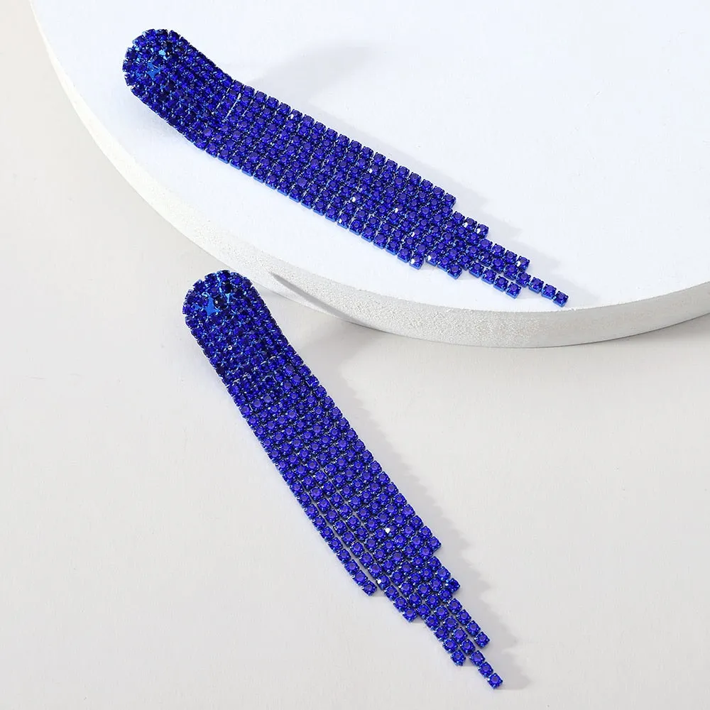 Elegant Fashion Tassel Hanging Dangle Earrings For Women