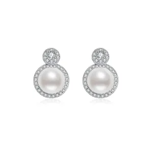Elegant Freshwater Pearl Earrings WE00093