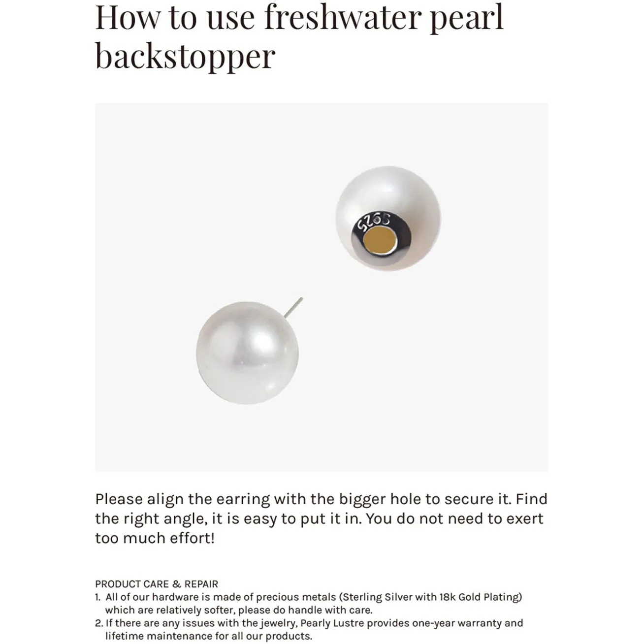 Elegant Freshwater Pearl Earrings WE00624