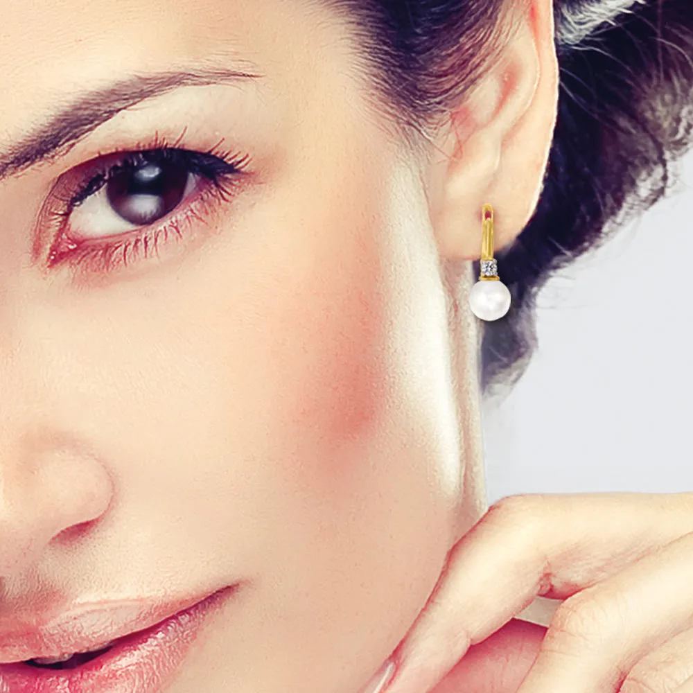 Elegant Pearl Drop Earrings