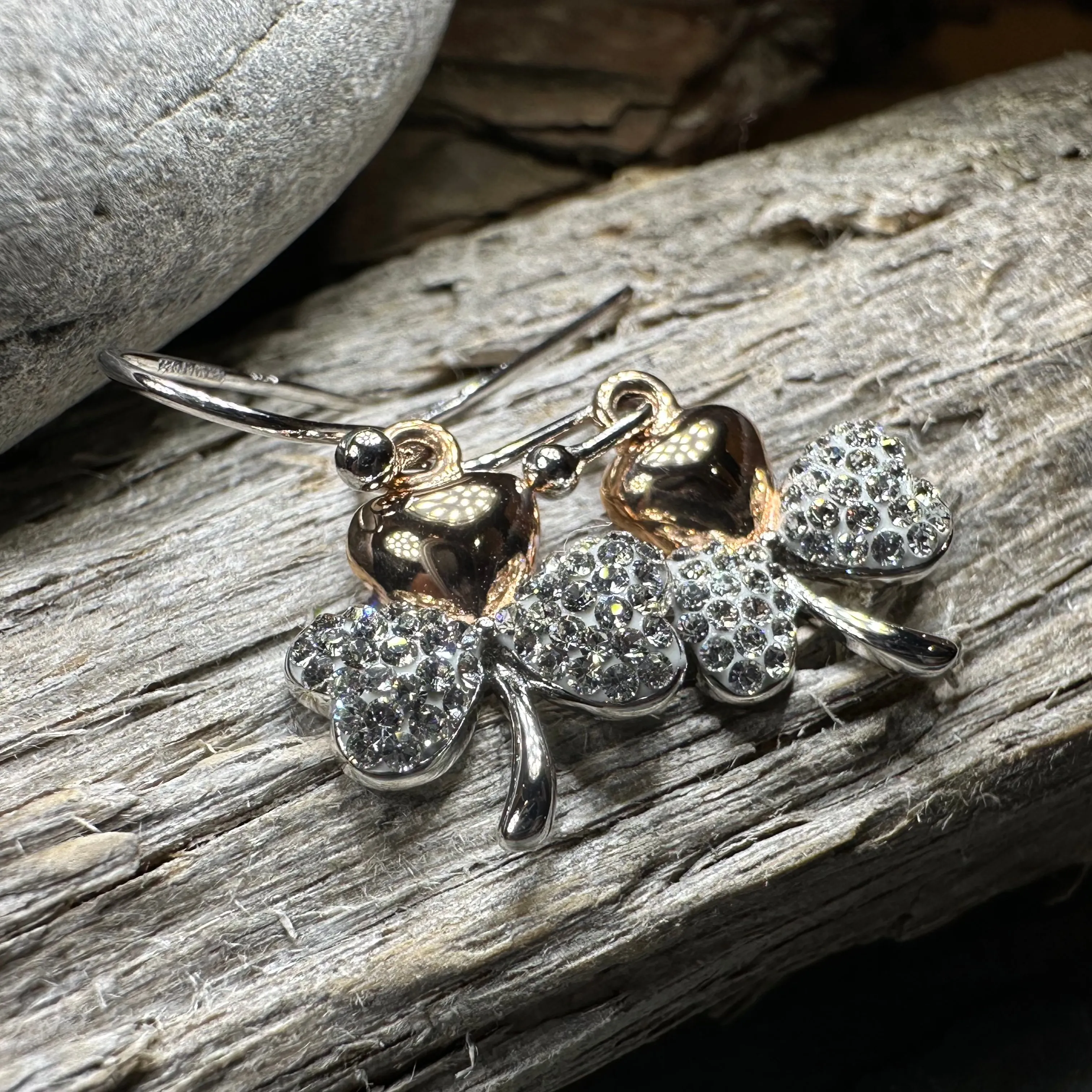 Elegant Shamrock Earrings