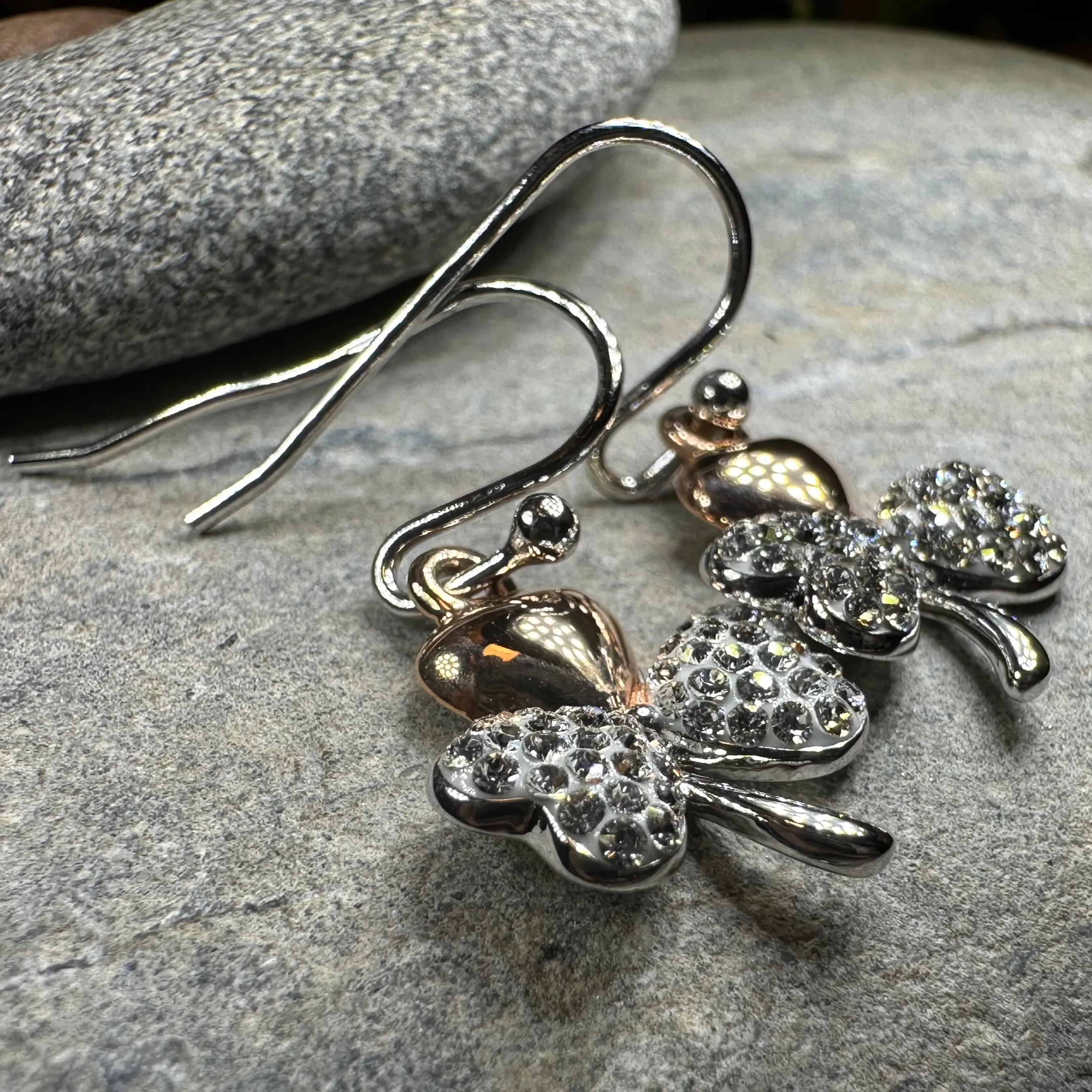 Elegant Shamrock Earrings