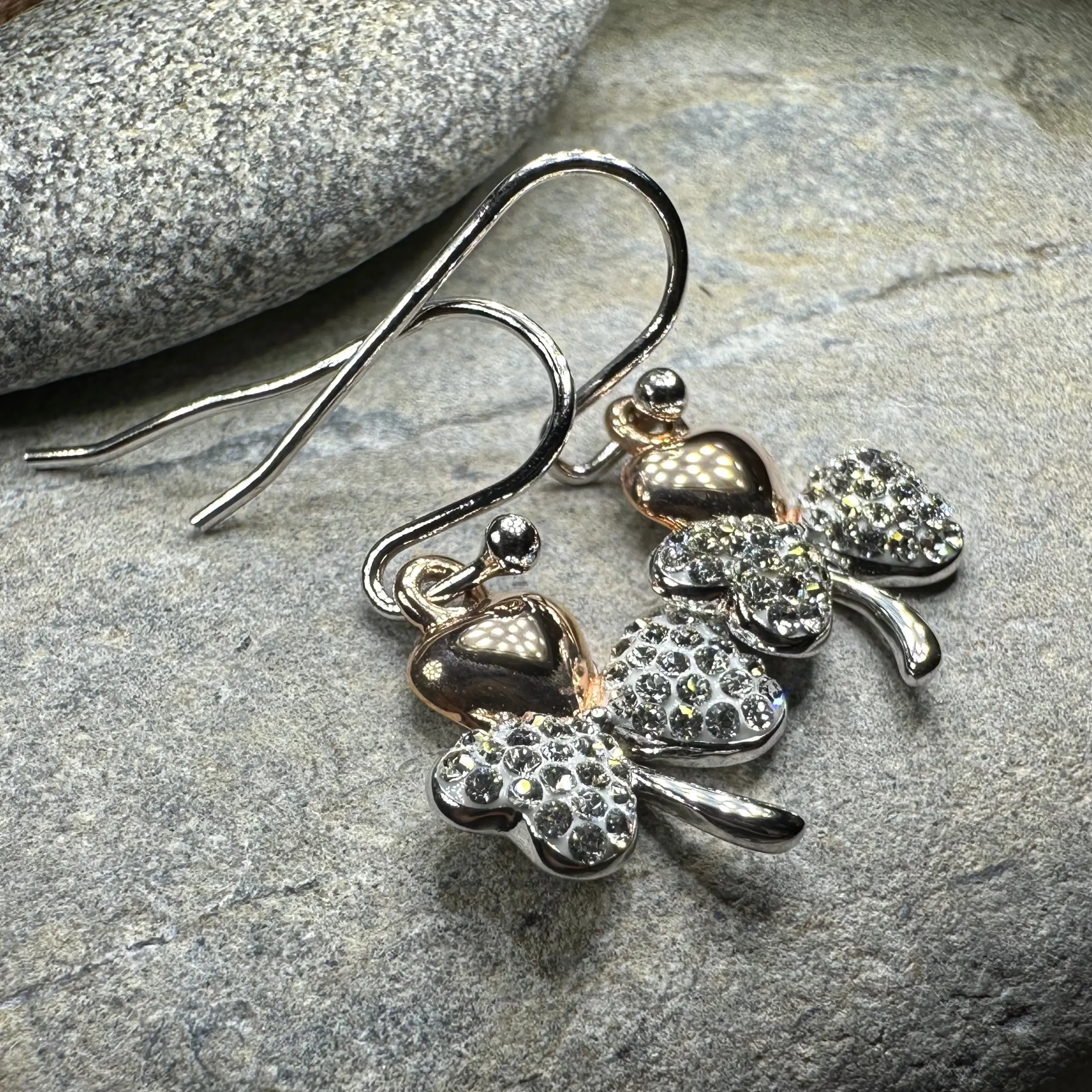 Elegant Shamrock Earrings
