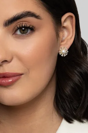 Elora Faux Pearl Earrings