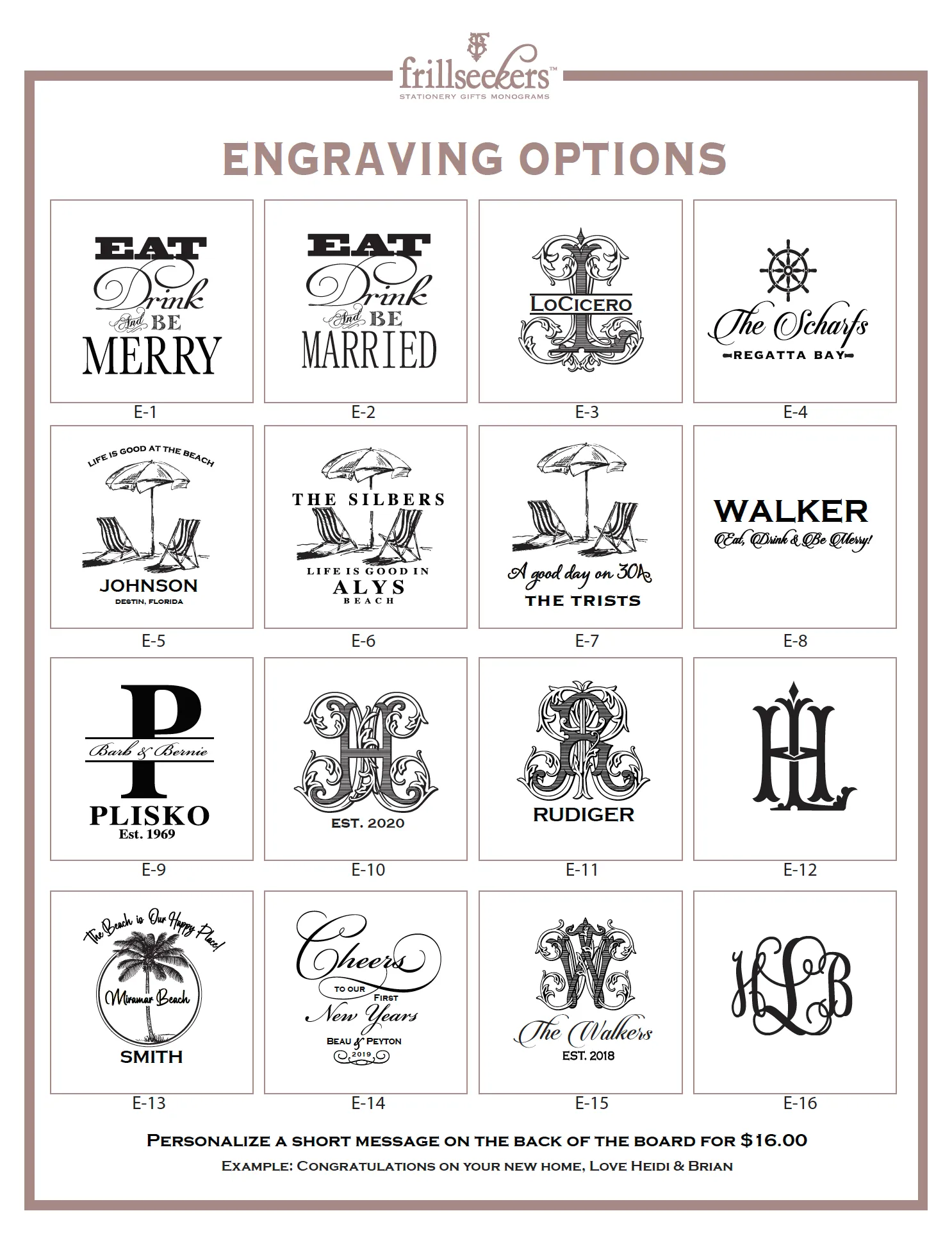 Engraved Slate Coasters, Set of 4
