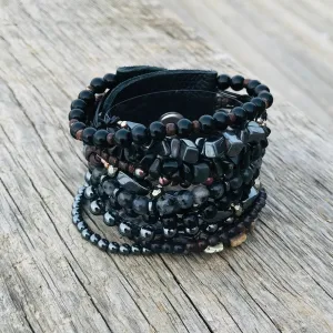 Erica Bracelet in Black Gemstones