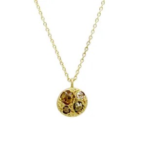 Eros Diamond   14K Gold Pendant Necklace