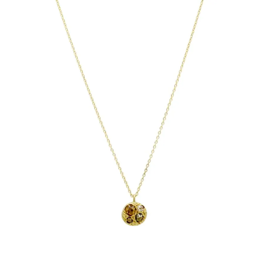 Eros Diamond   14K Gold Pendant Necklace
