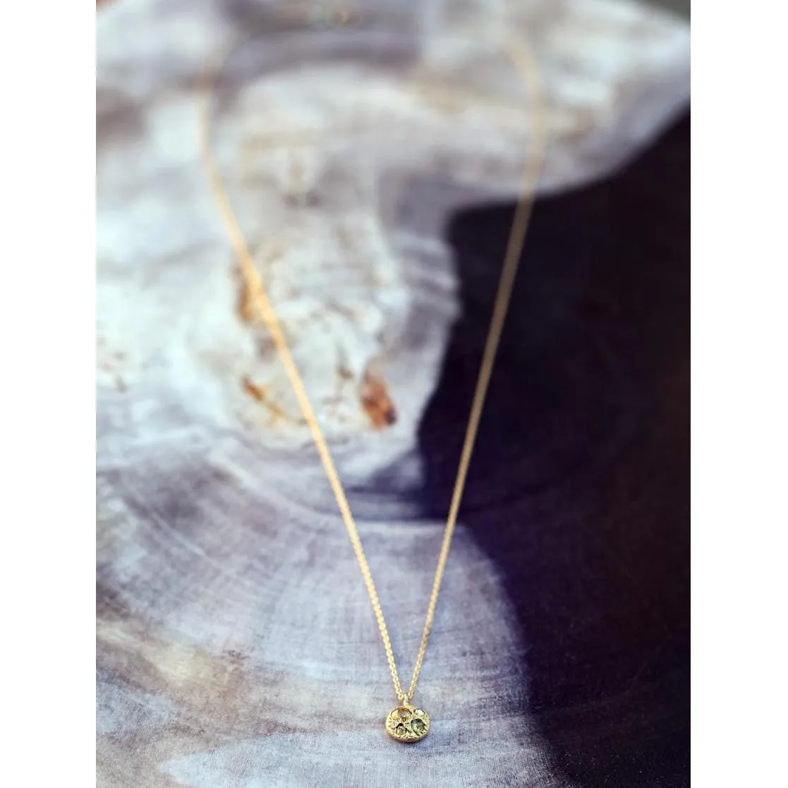 Eros Diamond   14K Gold Pendant Necklace