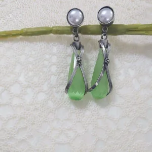 ERUM- GREEN EARRINGS