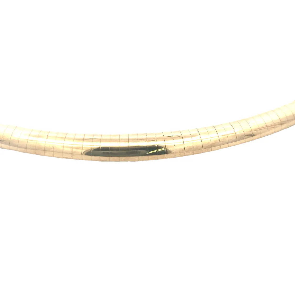 Estate Yellow Gold Omega Necklace