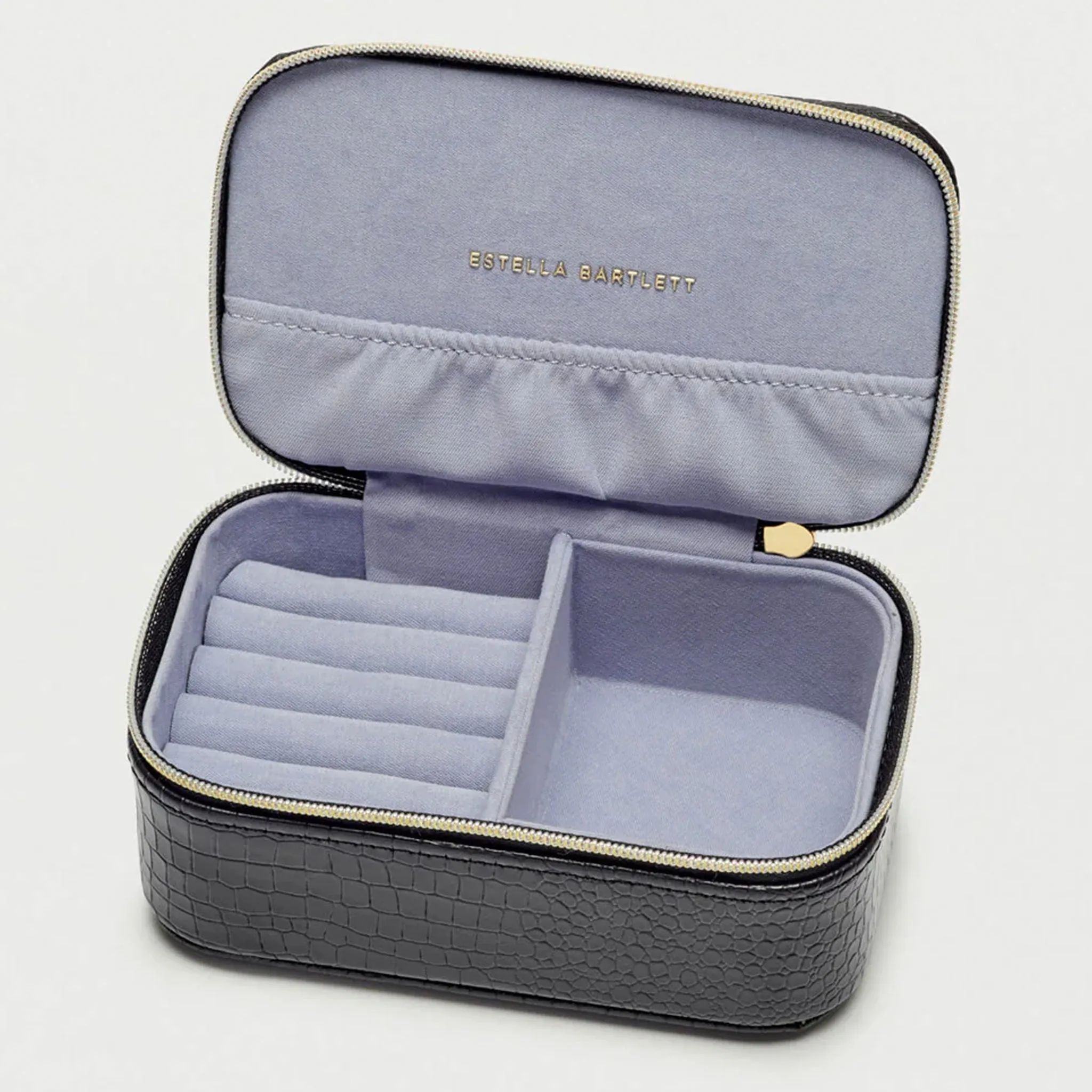 Estella Bartlett Treasure Me Mini Jewellery Box - Black Croc