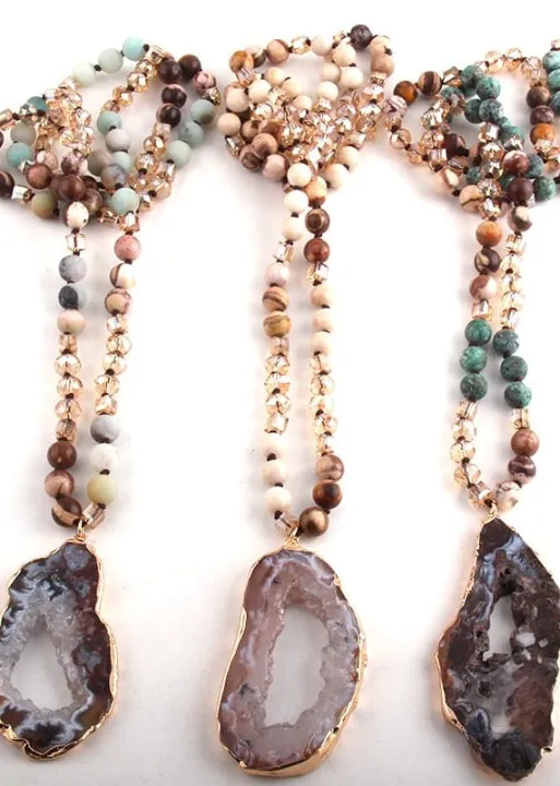 Ethnic Boho Beaded Necklace