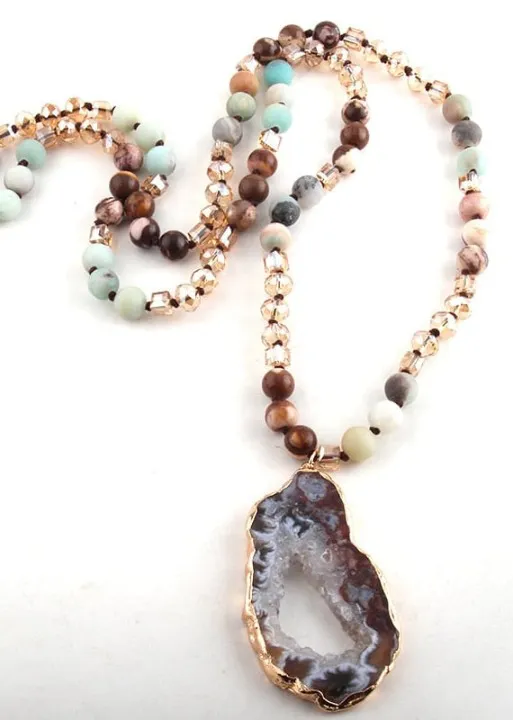 Ethnic Boho Beaded Necklace