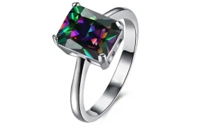 Fashion Red Crystal Jewelry Finger Rings For Women