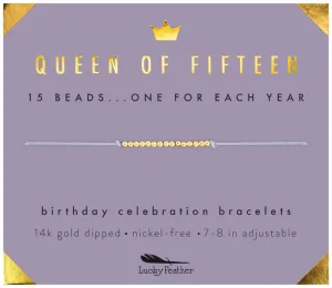 Fifteen Milestone Bracelet