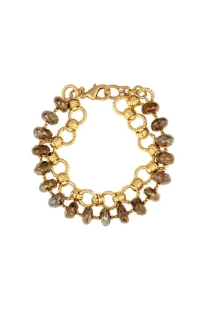 French Kande Bracelet | The Nina Bracelet DS796-X | Gold Silver Plated