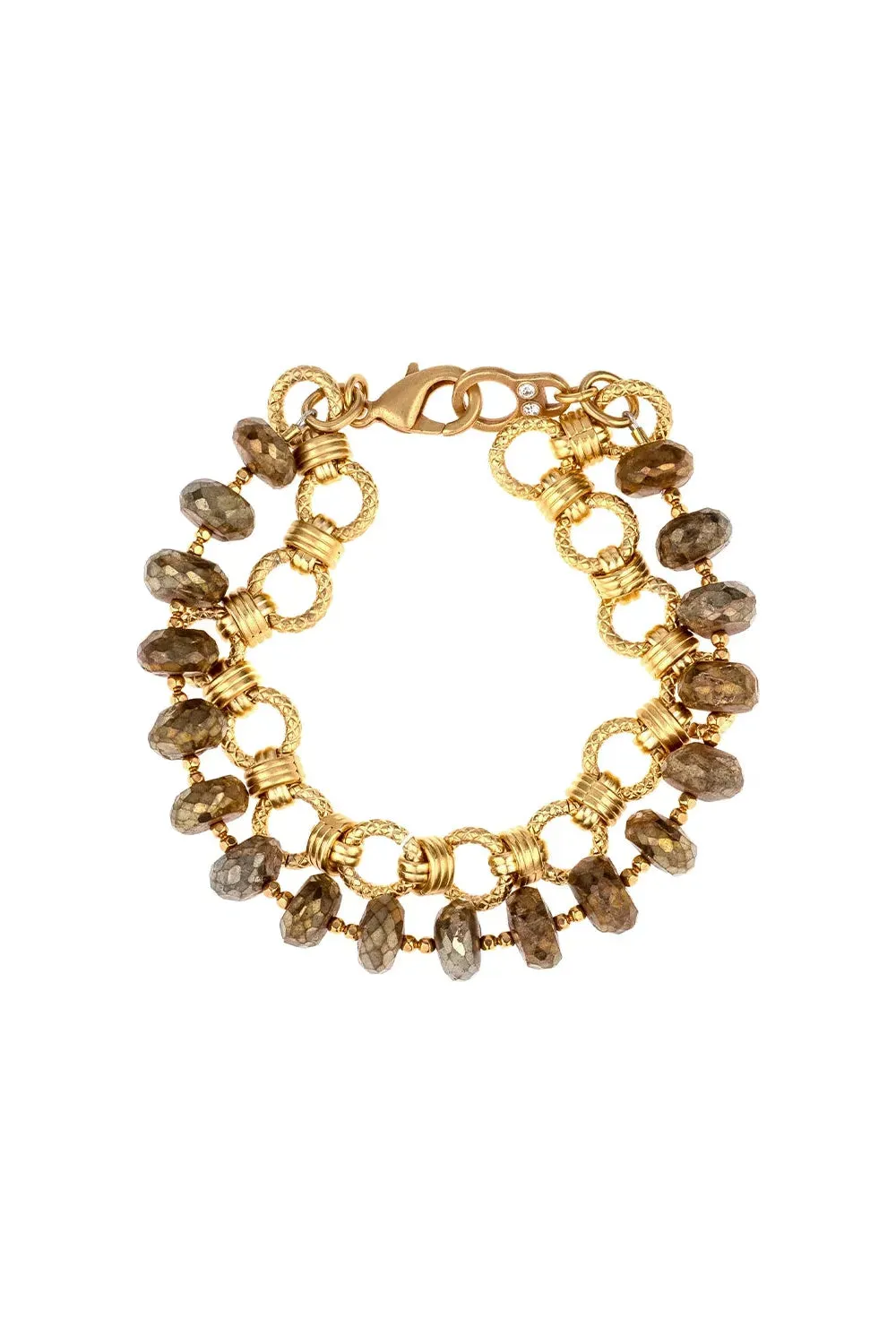 French Kande Bracelet | The Nina Bracelet DS796-X | Gold Silver Plated
