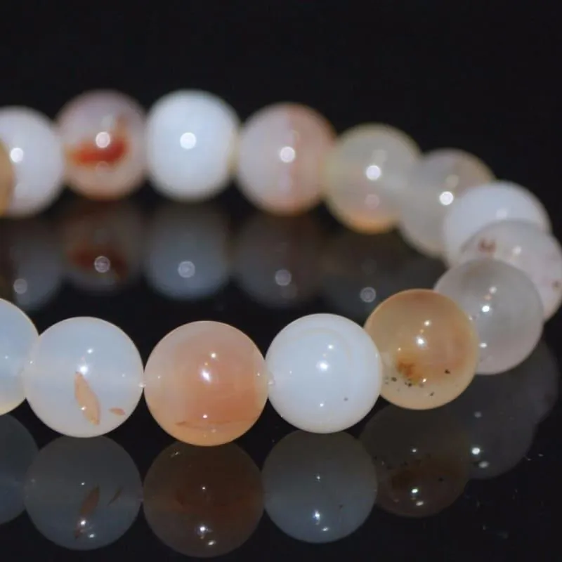 Genuine Natural Agate Gemstone Men's / Women Bracelets