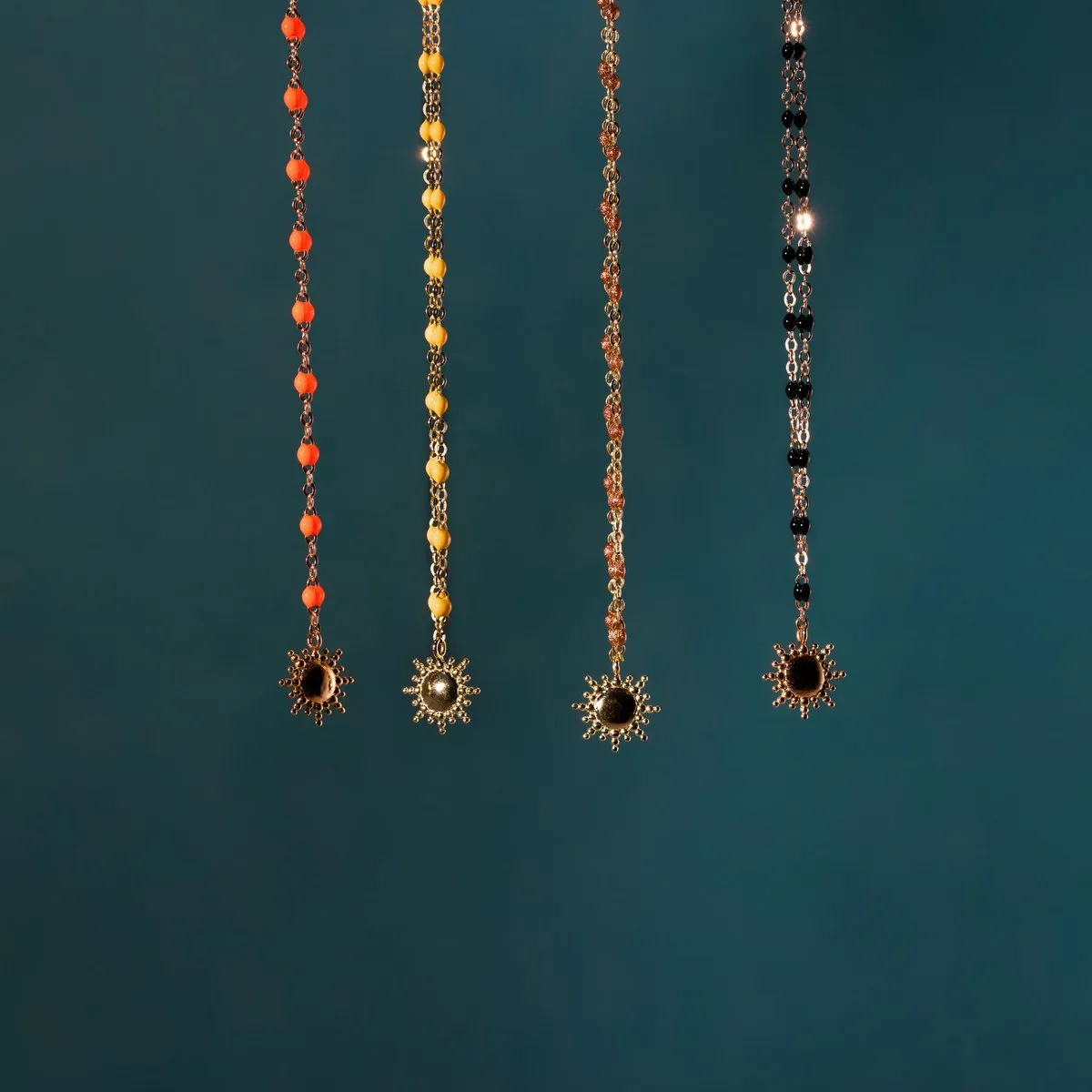 Gigi Clozeau 18K Sun Necklace