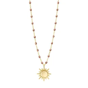 Gigi Clozeau 18K Sun Necklace
