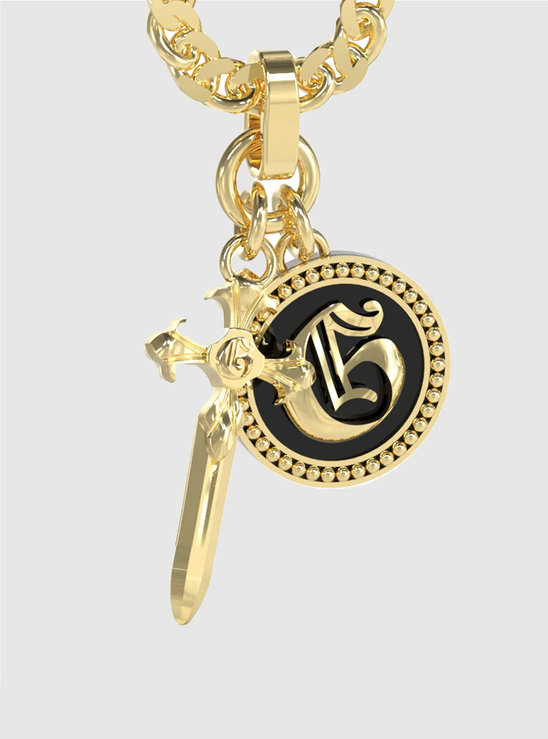 Gold Pendants Necklace