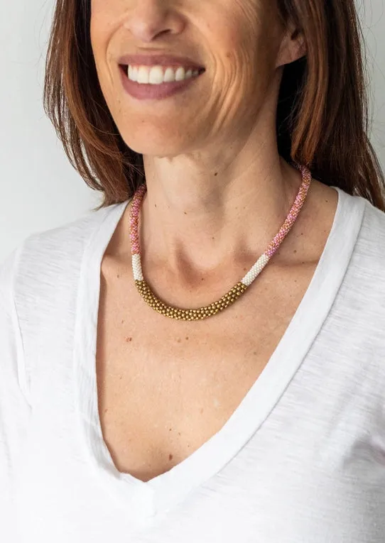 Golden Division Fair Trade Necklaces (Multiple Color Options)